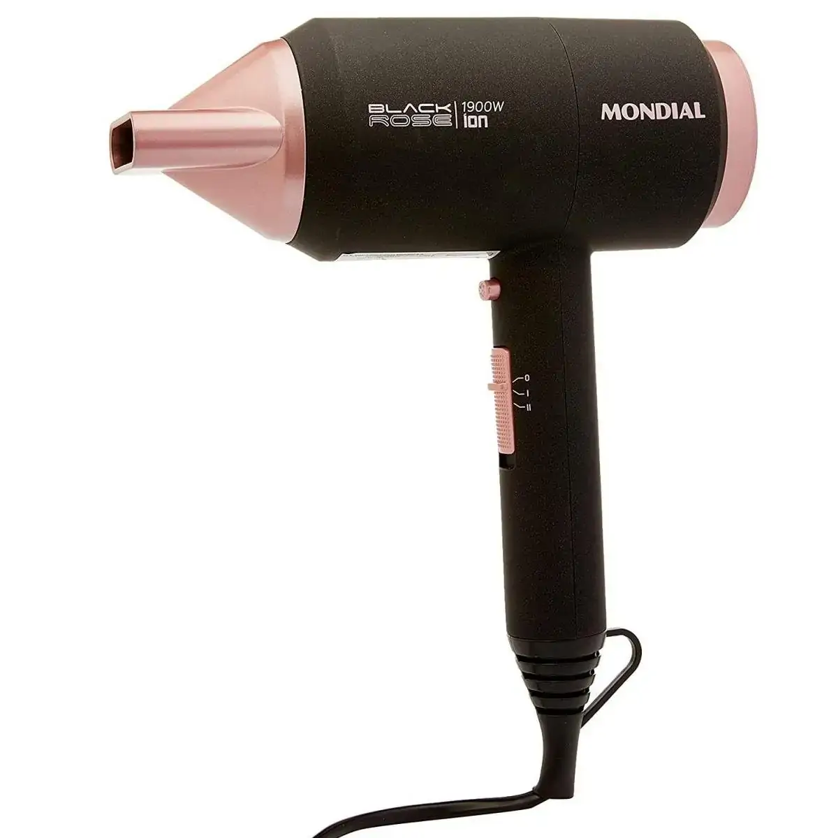 Secador de Cabelo MONDIAL Preto e Rosa 1900W SC-38 110V