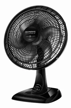 Ventil Mondial V 40 Preto 40cm 220v