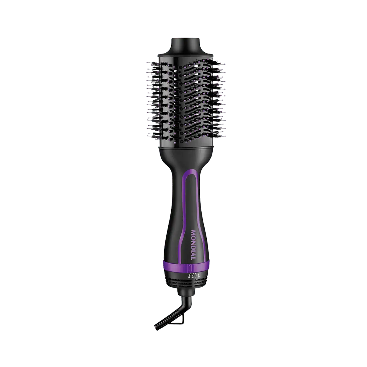 Escova Secadora De Cabelo Mondial Black Purple Preto/roxa 220v