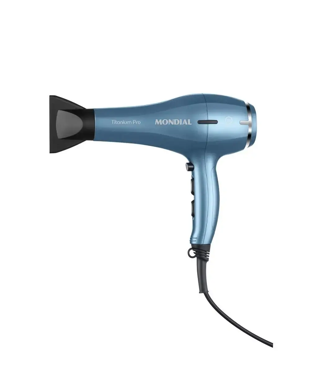 Secador de Cabelos Profissional Mondial SCP-02 Azul 2000W 127V