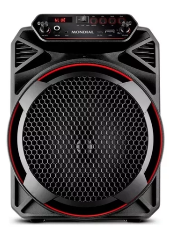 Caixa Amplificada Mondial Preto 150w Rms Bivolt Cm 150