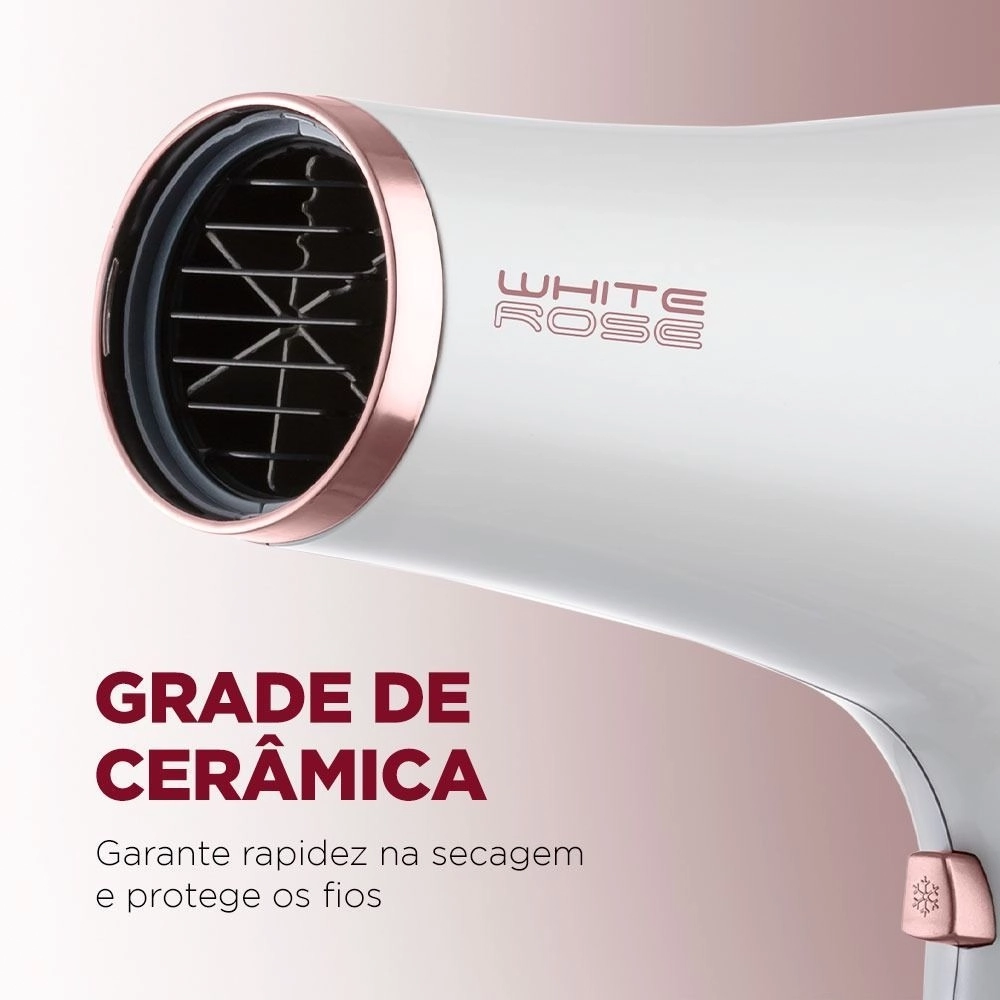 Secador Mondial Scn50 Bco/rose 127v 01x01un