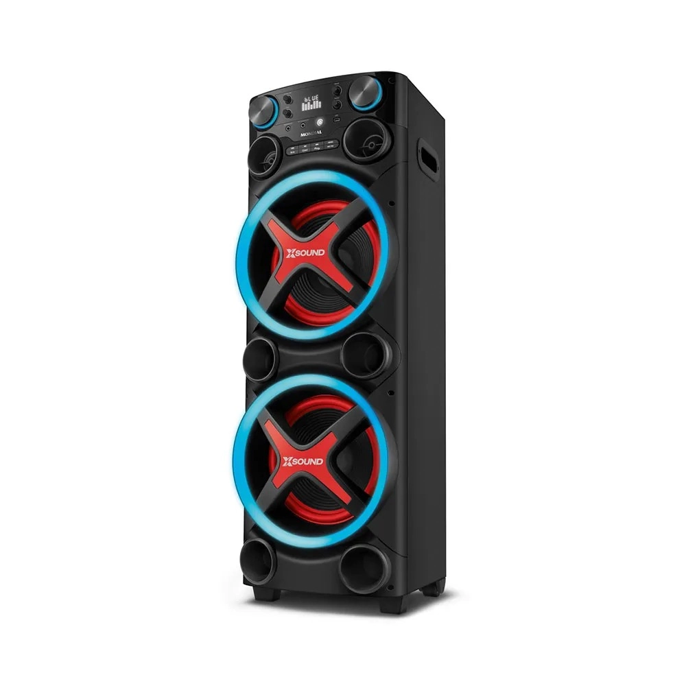 Caixa Som Torre Mondial Tm2200 2200w Pt