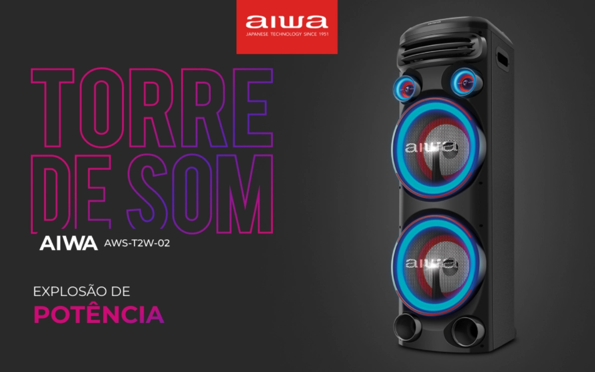 Caixa De Som Torre Aws T2w 02 Bivolt Bluetooth Mondial