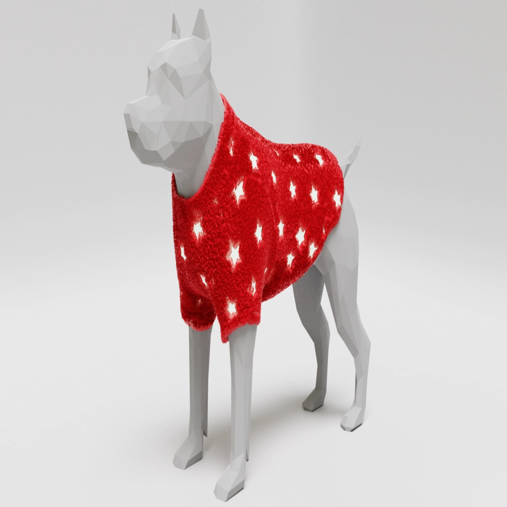 Casacão Fleece Mágico Vermelho Gg