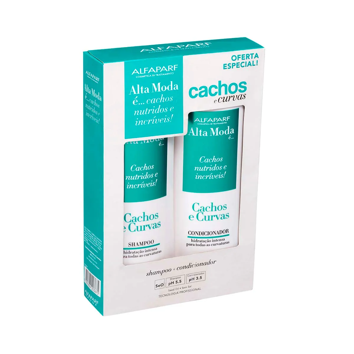 Kit Shampoo e Condicionador Cachos e Curvas Alfaparf 300ml