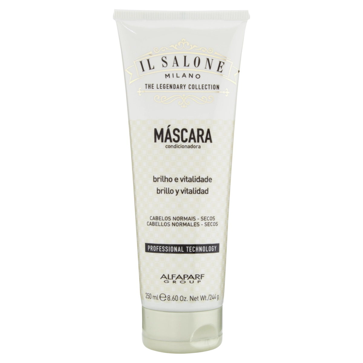 Máscara Condicionadora Alfaparf Il Salone Milano Brilho E Vitalidade Bisnaga 250ml