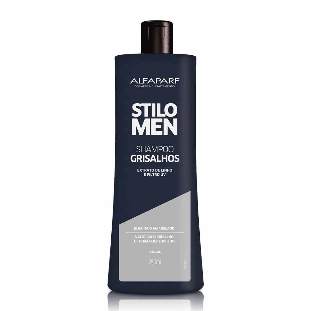 Shampoo Stilo Men Grisalhos 250ml Alfaparf