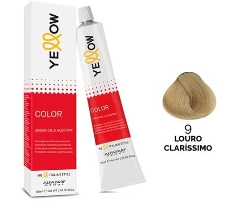 Yellow Color Permanent 9.0 60ml