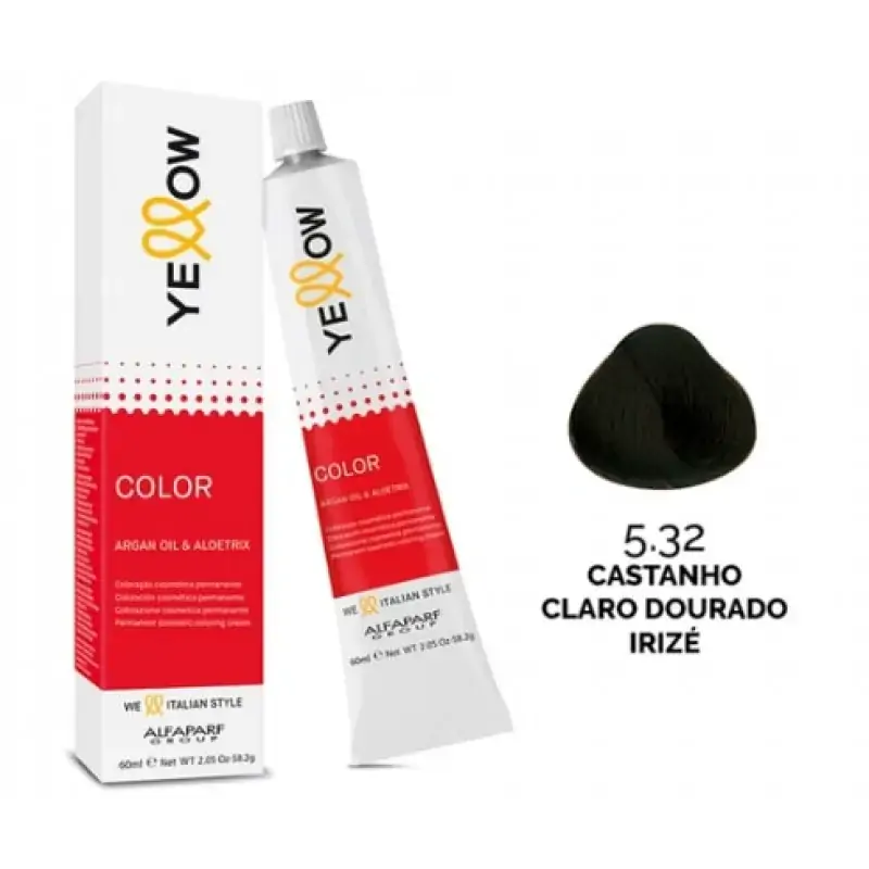 Yellow Color Permanent 5.32 60ml