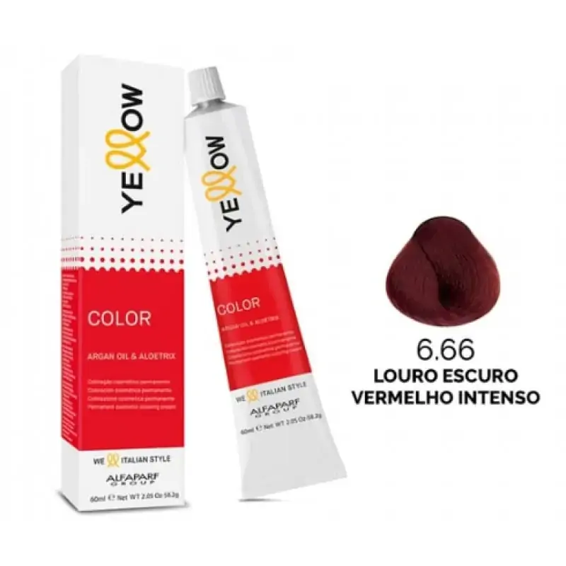Yellow Color Permanent 6.66 60ml