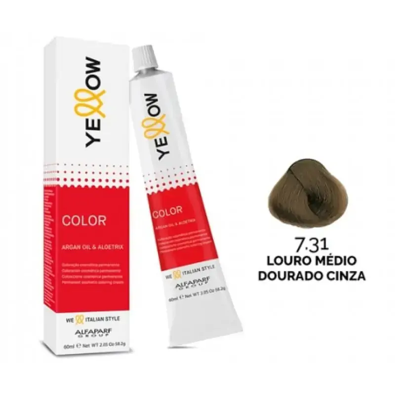 Yellow Color Permanent 7.31 60ml