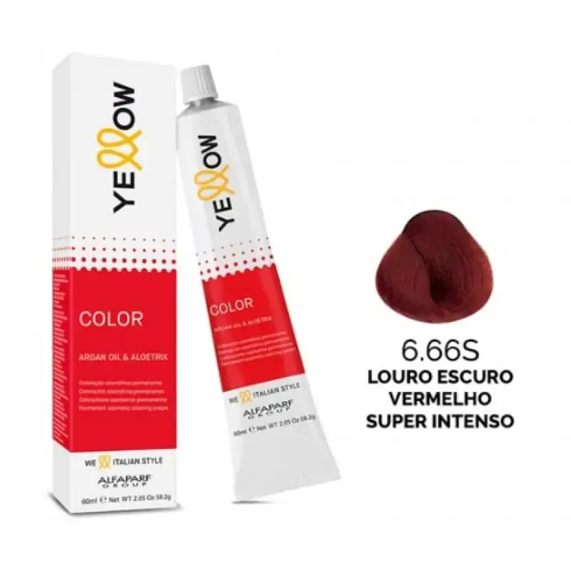 Yellow Color Permanent 6.66s 60ml