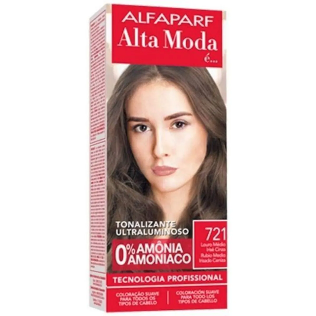 Tonalizante Individual Alta Moda Ton Sobre Ton 721 Louro Medio 120g