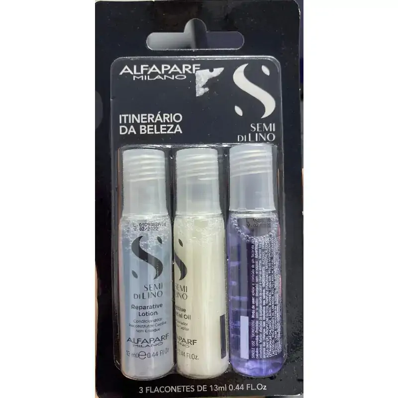 Kit 3 Ampolas Semi Di Lino