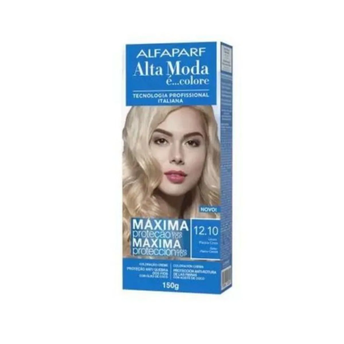 Kit Coloração Creme 12.10 Louro Platina Cinza Alfaparf Alta Moda é