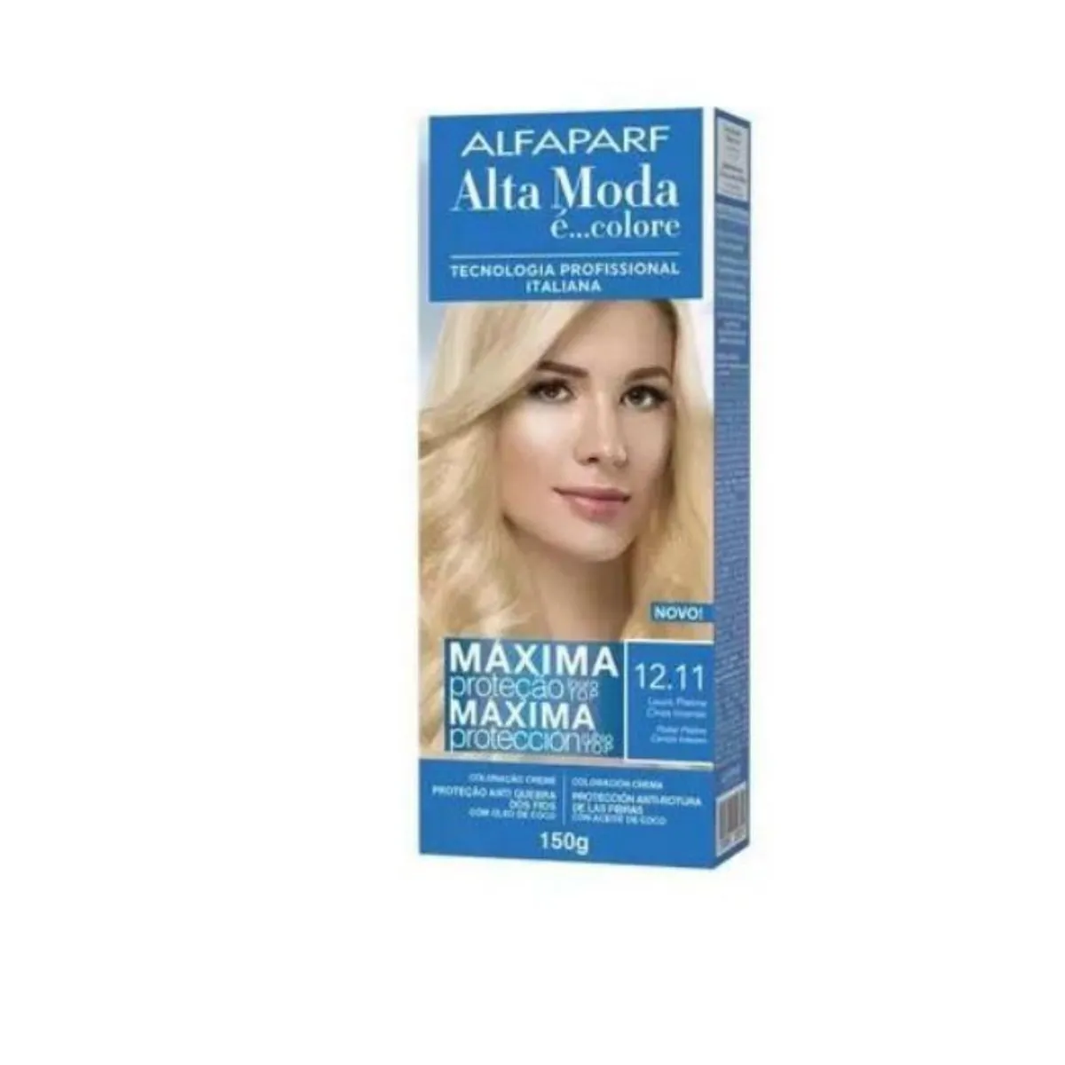 Kit Coloração Creme 12.11 Louro Platina Cinza Intenso Alfaparf Alta Moda é