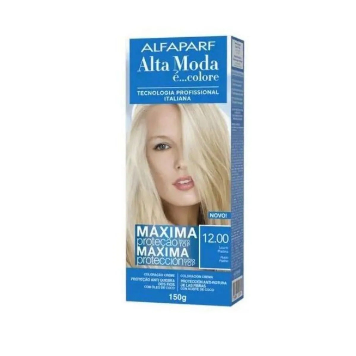 Kit Coloração Creme 12.00 Louro Platina Alfaparf Alta Moda é