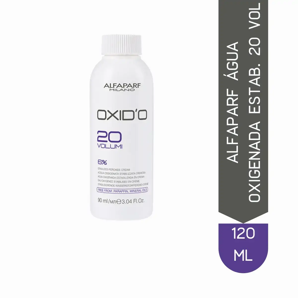 Alfaparf Água Oxigenada Estabilizada Cremosa 20 Volumes 90ml