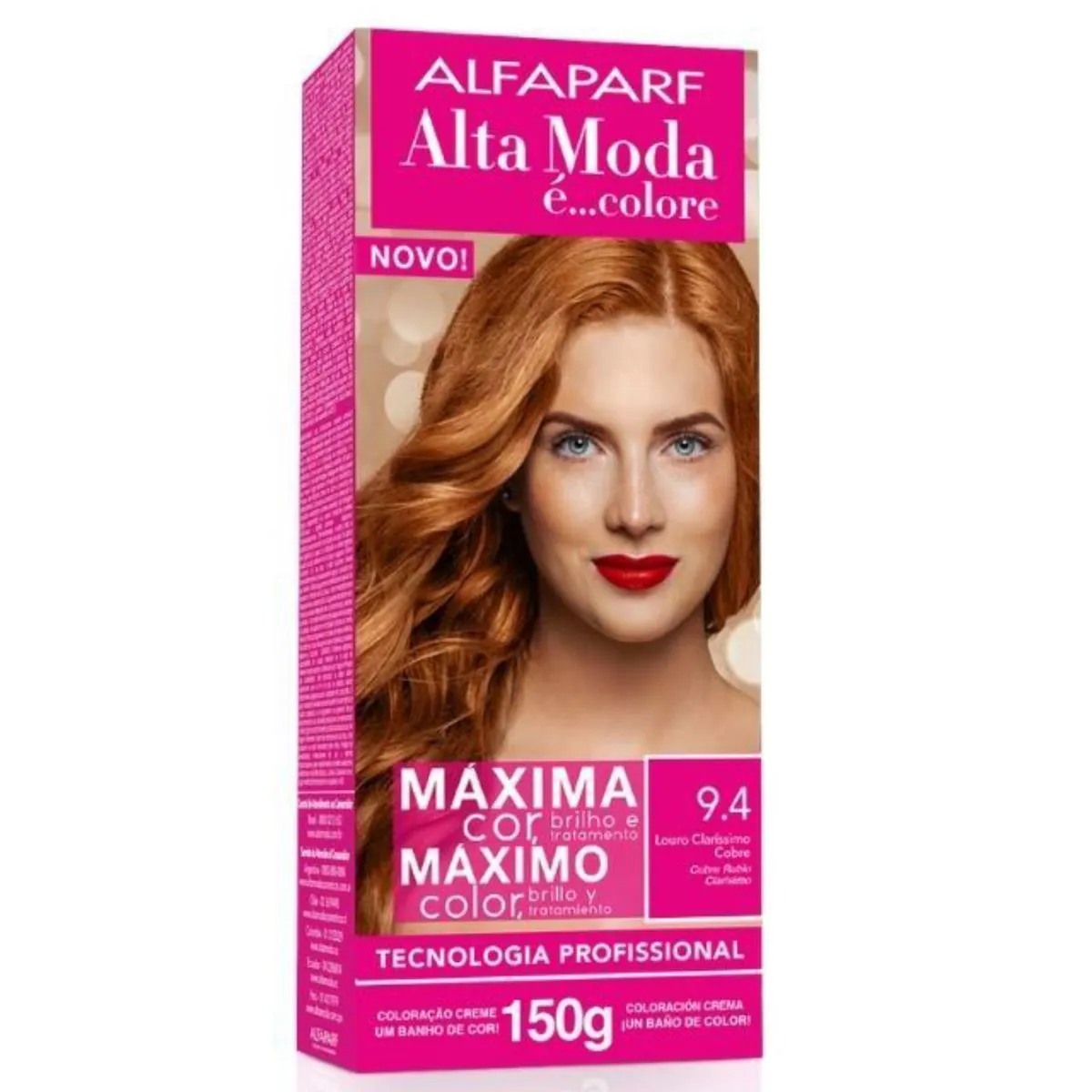 Tint.alta Moda 150gr 9.4 Louro Clarissimo Cobre
