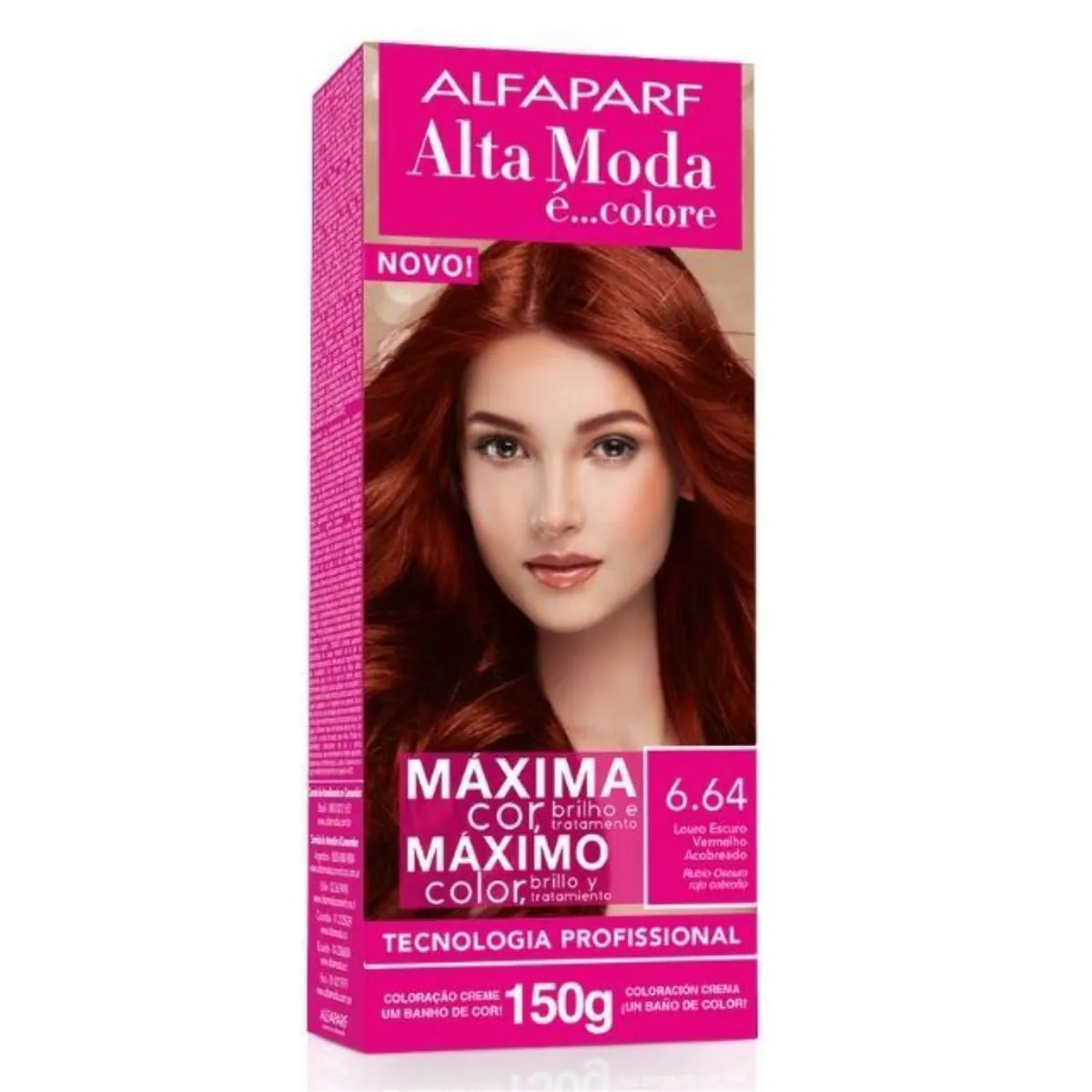 Tint.alta Moda 150gr 6.64 Louro Esc.verm.acobreado