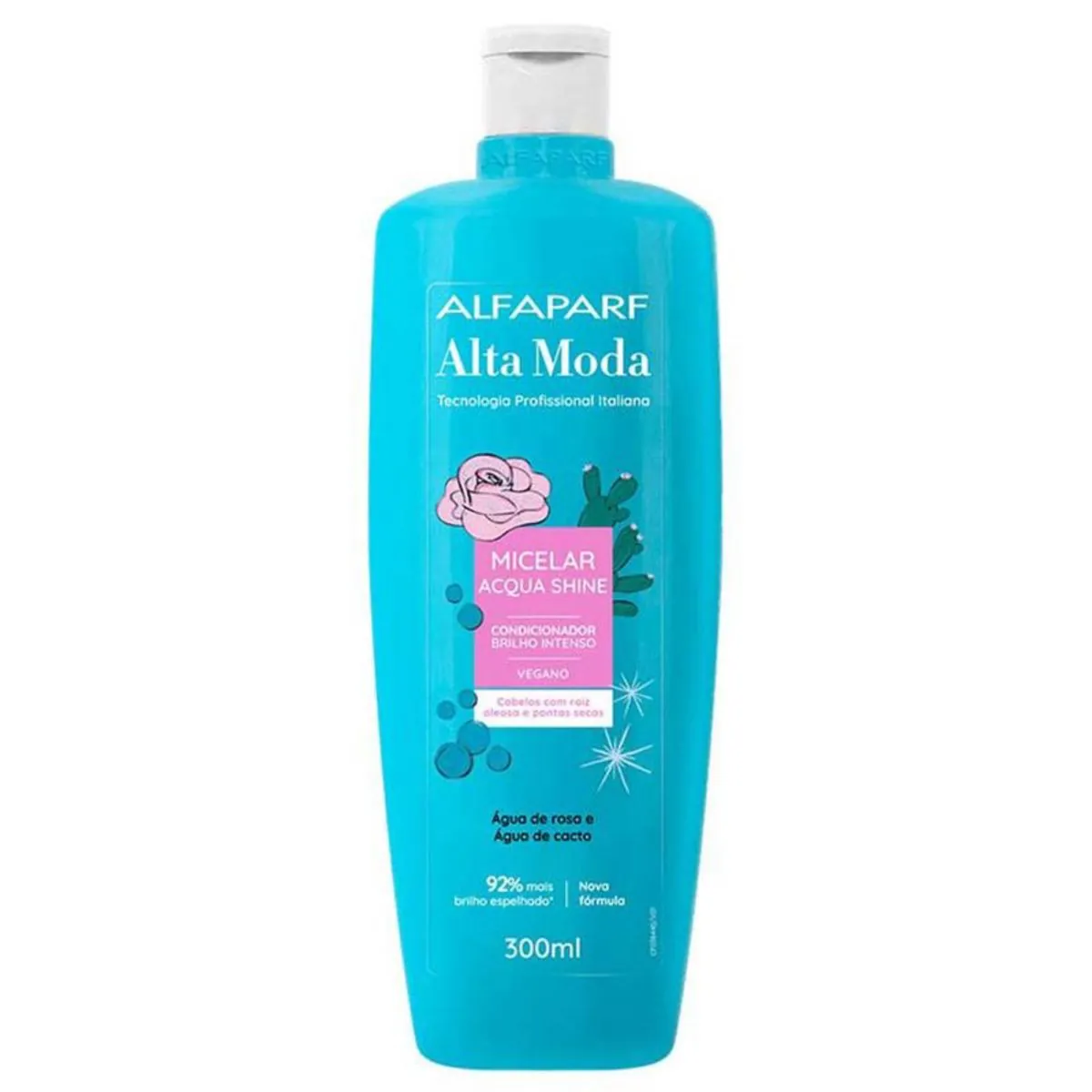 Condicionador Brilho Intenso Alfaparf Alta Moda Micelar Acqua Shine Frasco 300ml