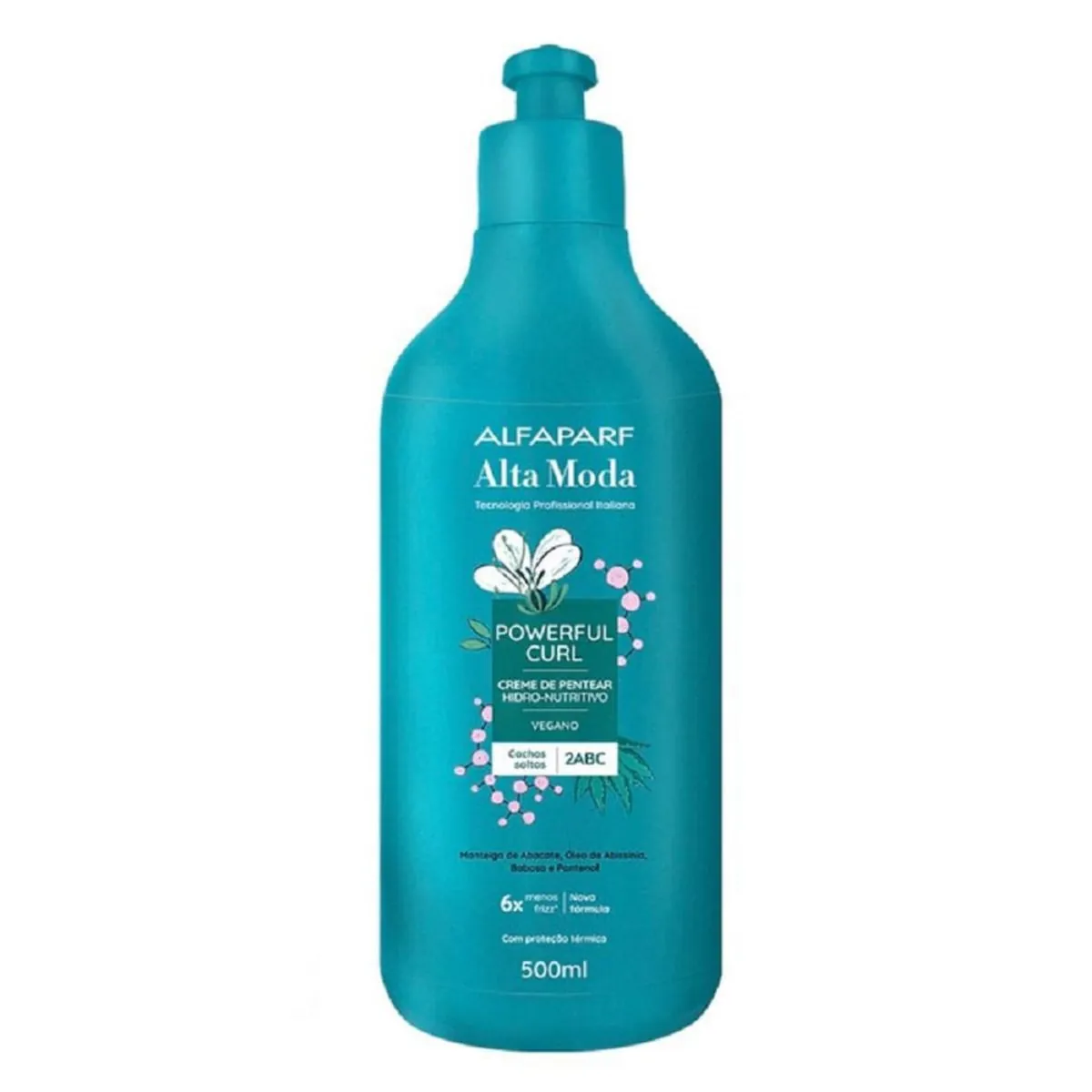 Creme Para Pentear Alfaparf Alta Moda Powerful Curl 2abc Frasco 500ml