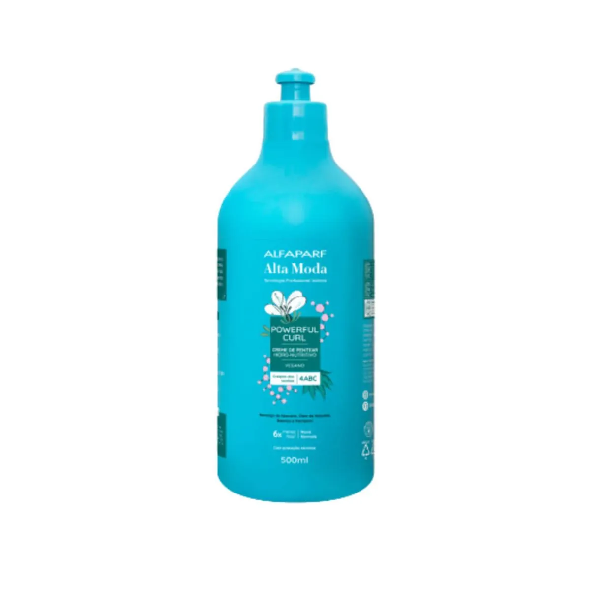 Creme Para Pentear Alfaparf Alta Moda Powerful Curl 4abc Frasco 500ml