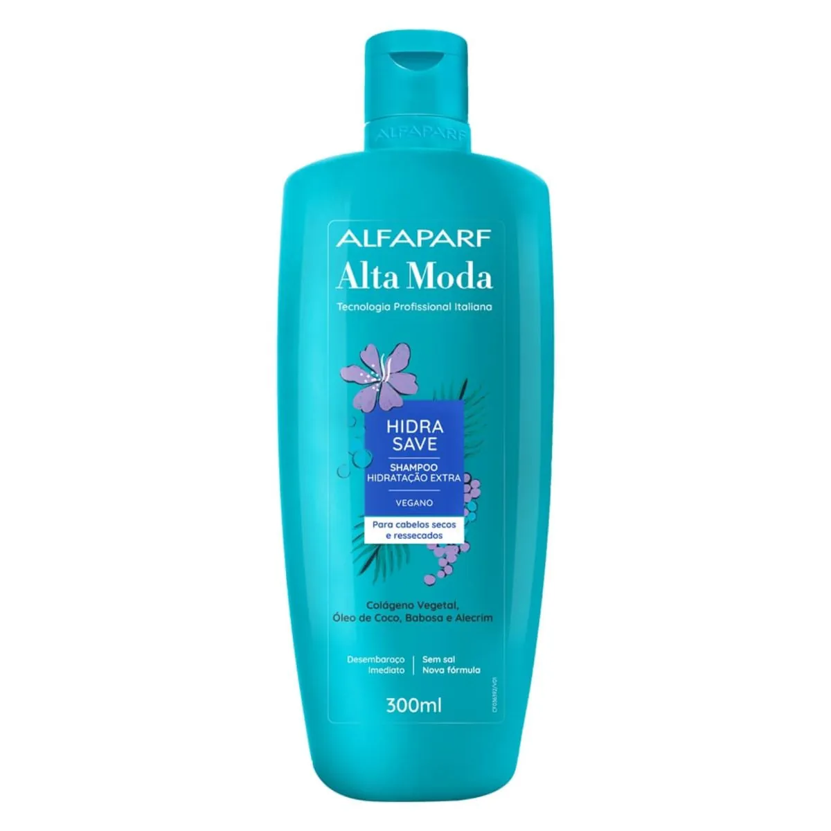 Shampoo Hidratação Extra Alfaparf Alta Moda Hidra Save Frasco 300ml