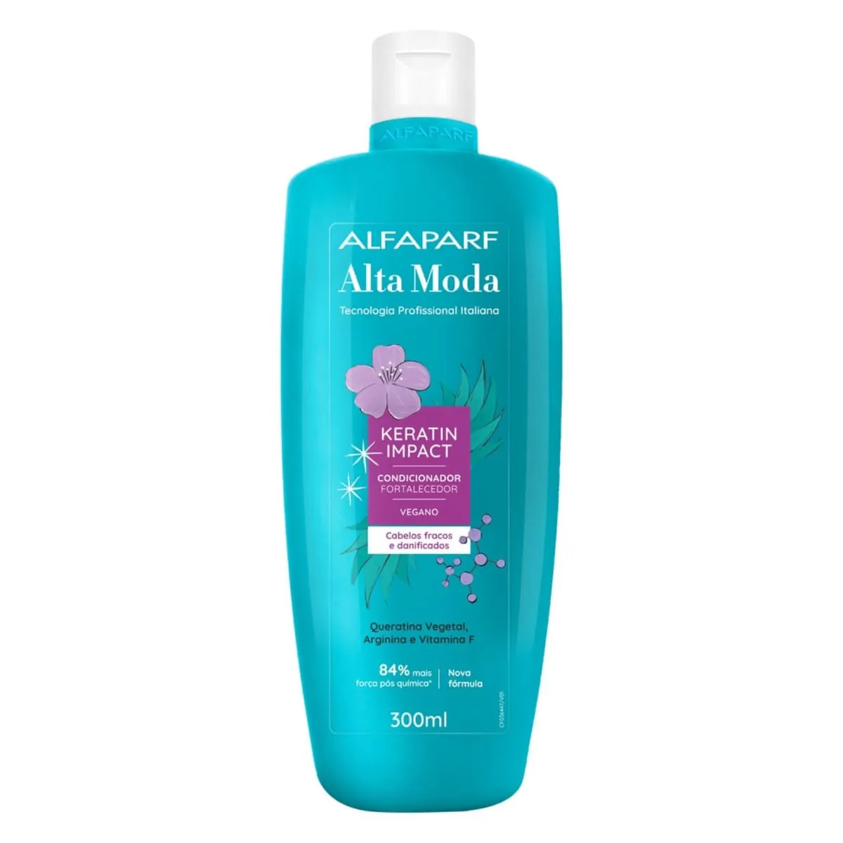 Condicionador Fortalecedor Alfaparf Alta Moda Keratin Impact Frasco 300ml