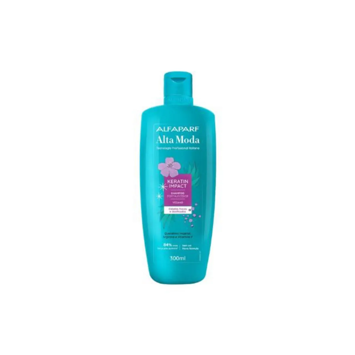 Shampoo Fortalecedor Alfaparf Alta Moda Keratin Impact Frasco 300ml
