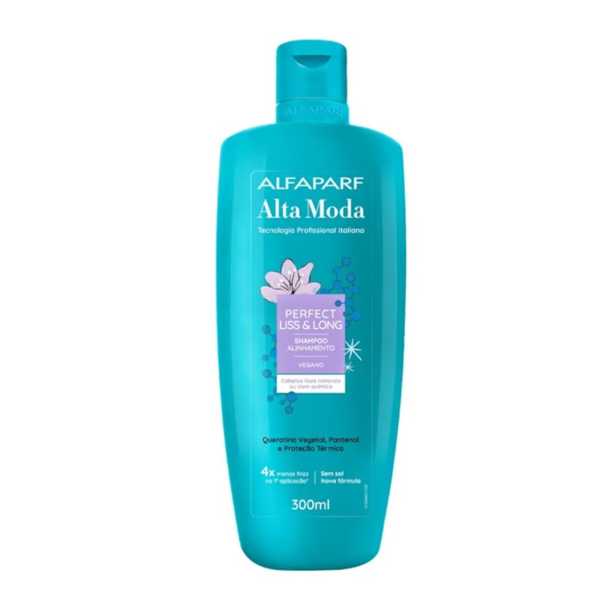 Shampoo Alinhamento Alfaparf Alta Moda Perfect Liss Long Frasco 300ml