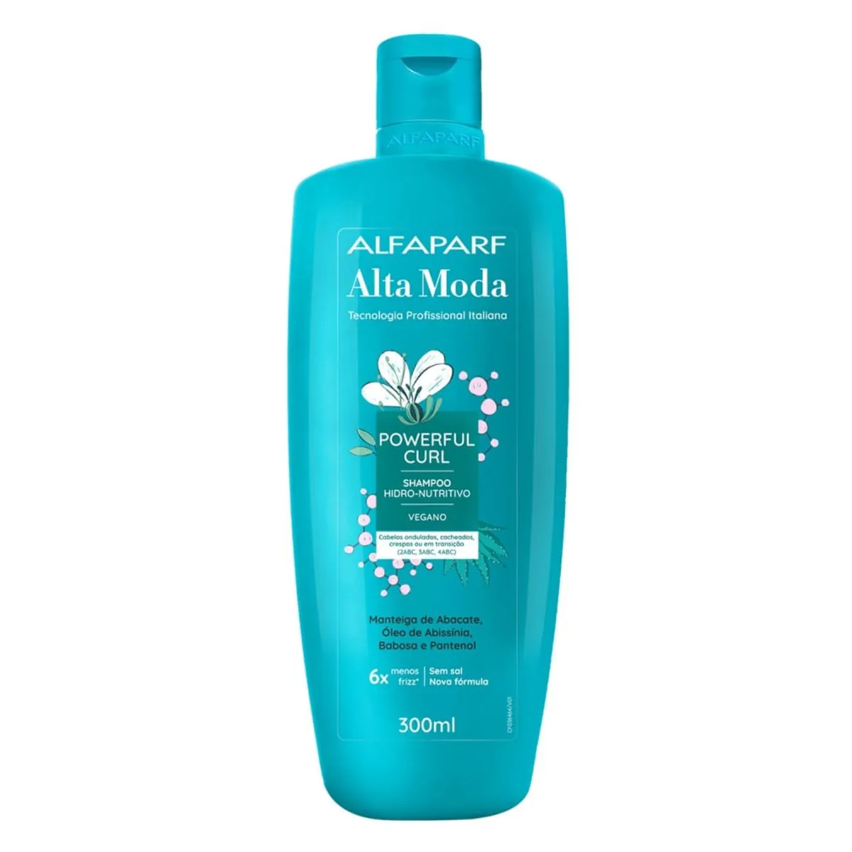 Shampoo Hidronutritivo Alfaparf Alta Moda Powerful Curl Frasco 300ml