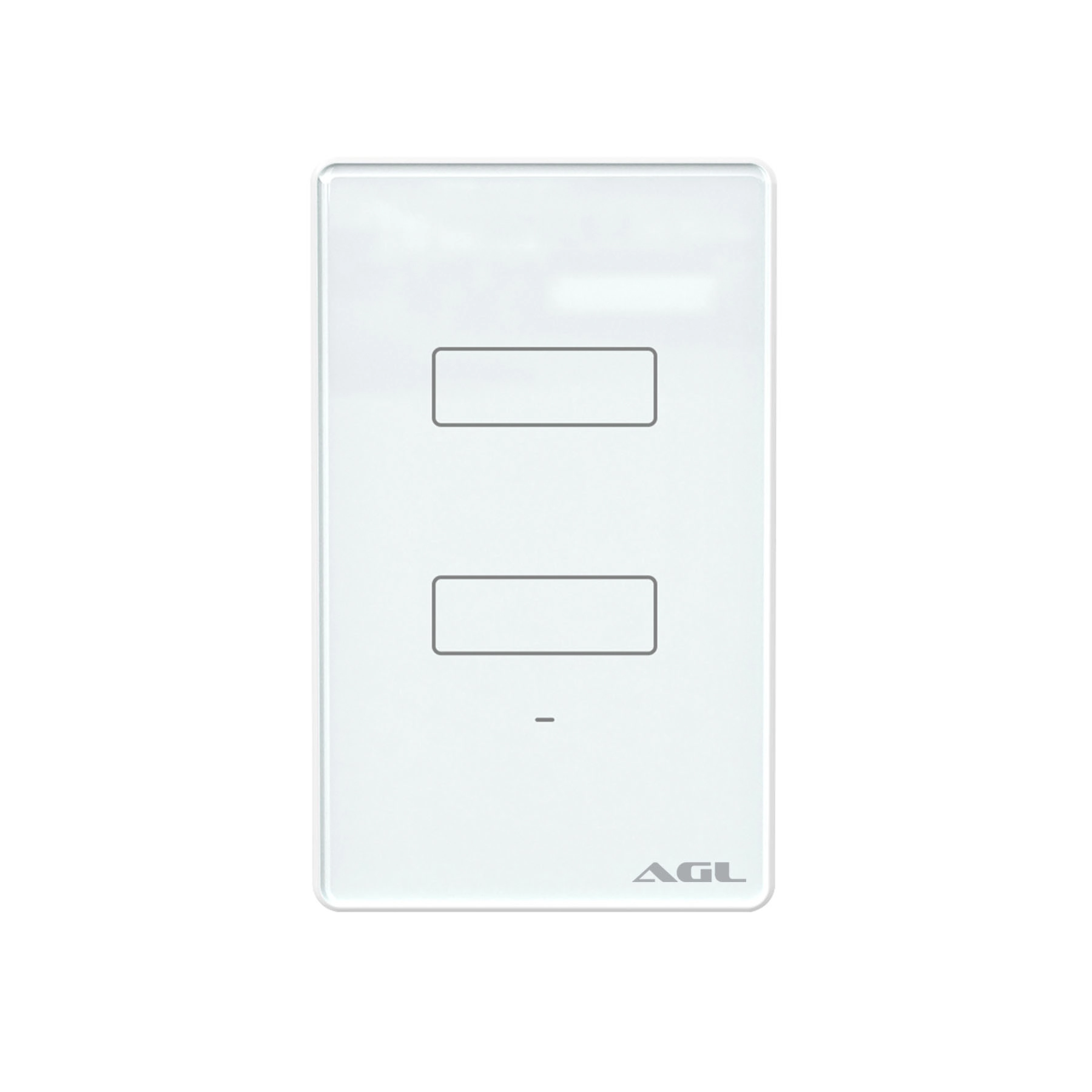 Interruptor Duplo Inteligente Simples 10A Branco Retangular AGL Home