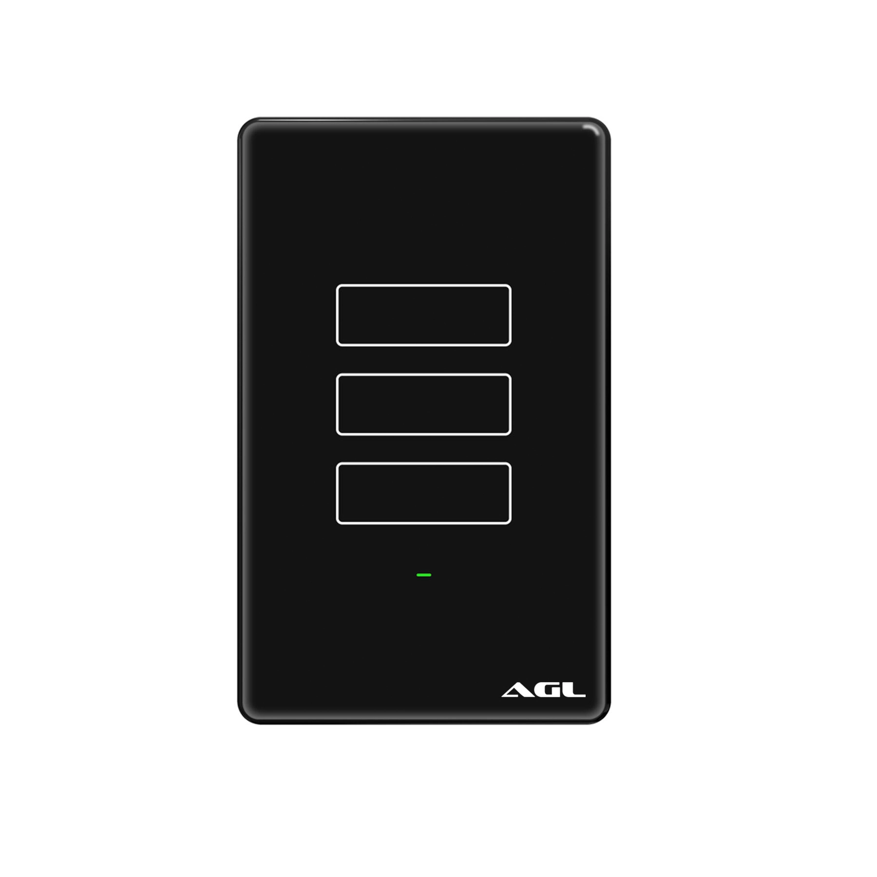 Interruptor Inteligente Simples 10A Preto Retangular AGL Home