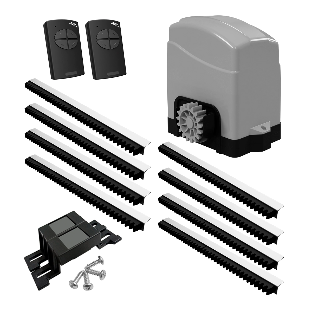 Kit Motor Portão Residencial Izzy 300 Inteligente 220v 4m Agl