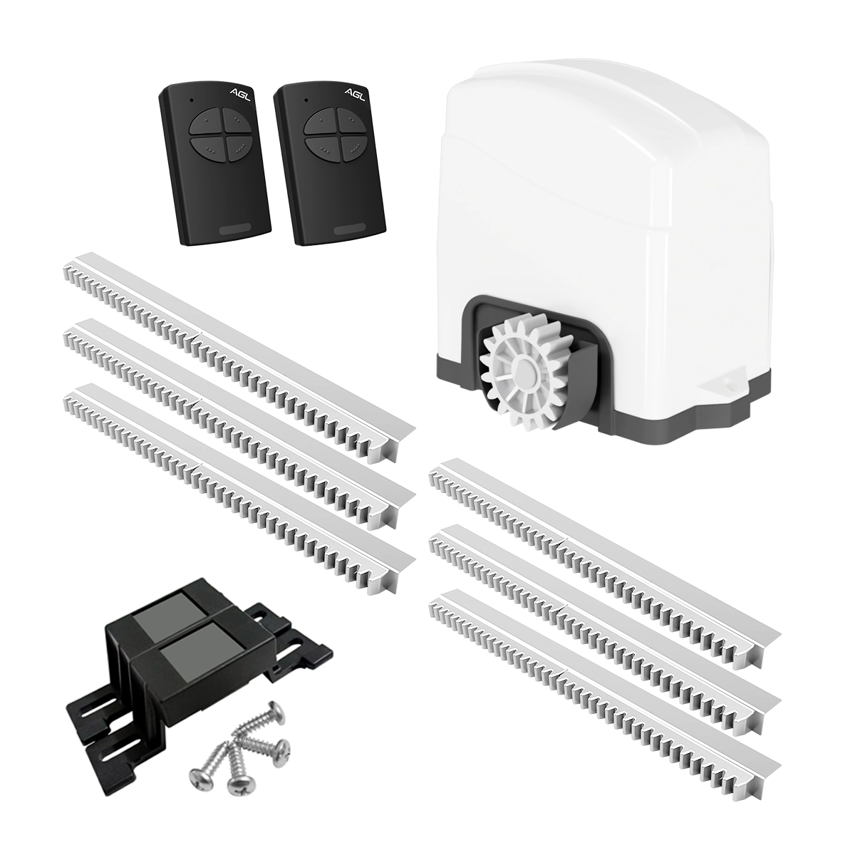 Kit Motor Portão Izzy 500 Inteligente 220v Cremalheira 3m