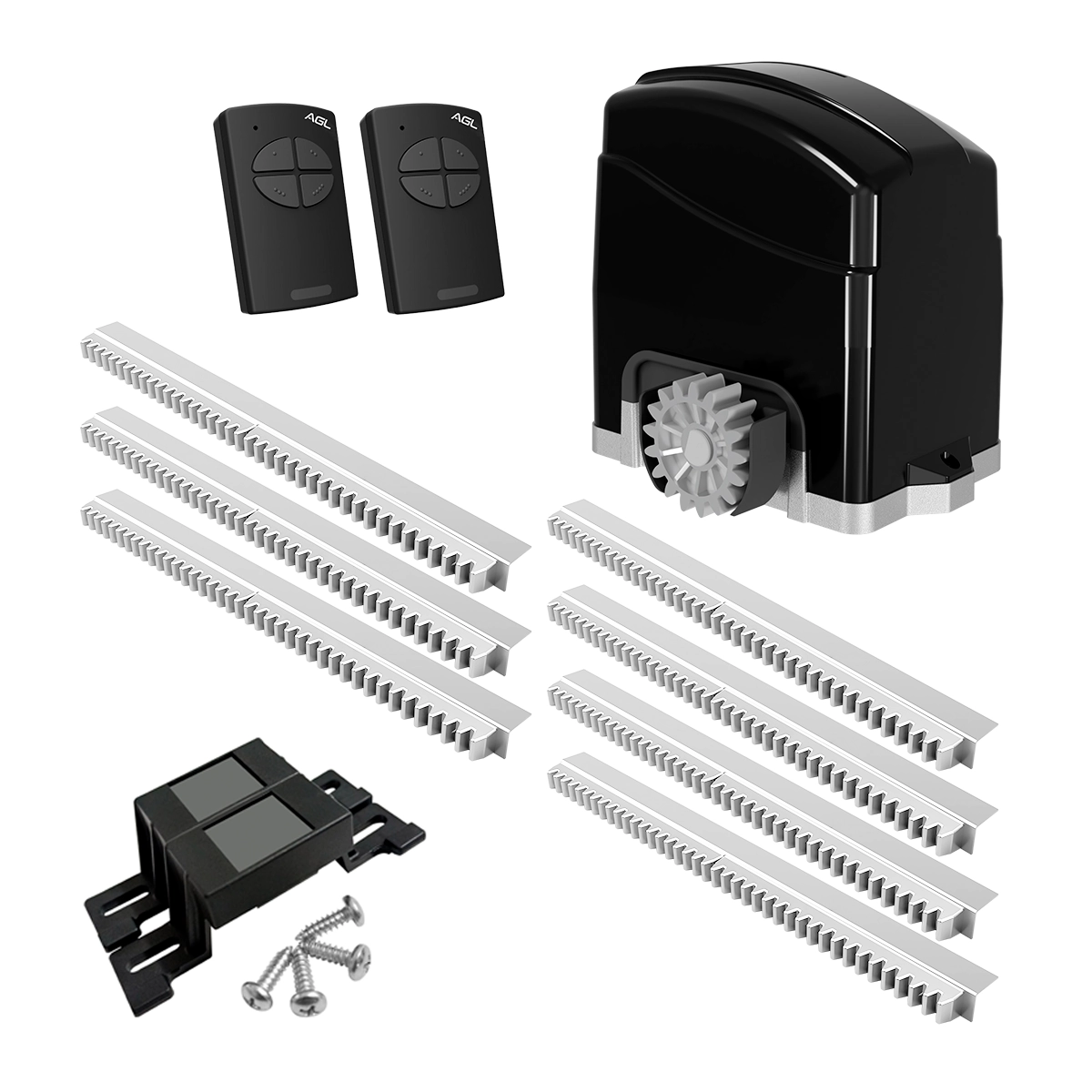 Kit Motor Portão Resid Brabus Speed 700 Alumin 127v 3,5m Agl