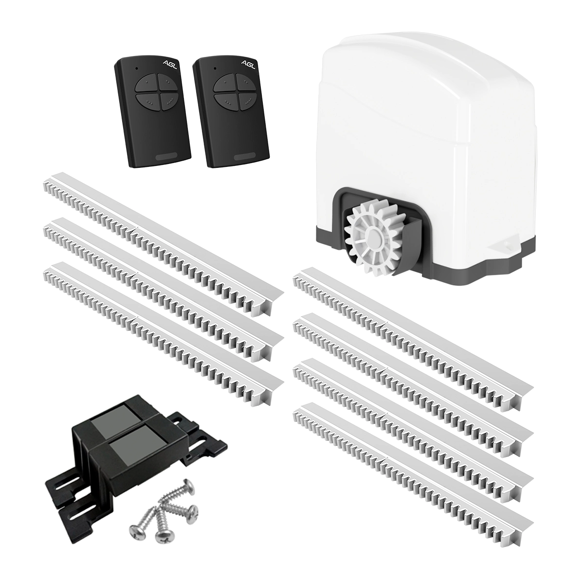 Kit Motor Portão Izzy 500 Inteligente 220v Cremalheira 3,5m
