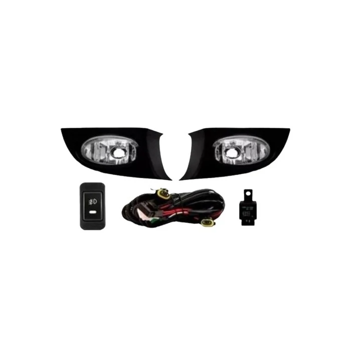 Kit Farol de Neblina HONDA FIT com Moldura Preta - ELETRICWAY TG0206007