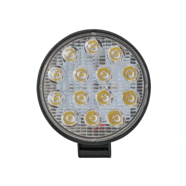 Farol de Milha Redondo 14 Leds 42w 12v/24v - ELETRICWAY TG0802003
