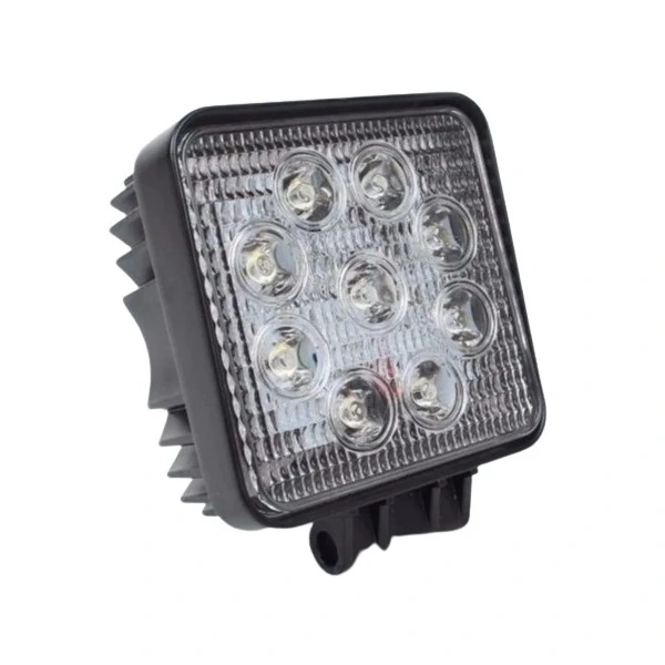 Farol de Milha Unitário Quadrado 9 Leds 27w Universal - ELETRICWAY TG0802006