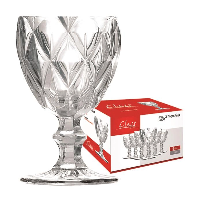 Jg.c/6 Tacas Class Home 260ml Clear