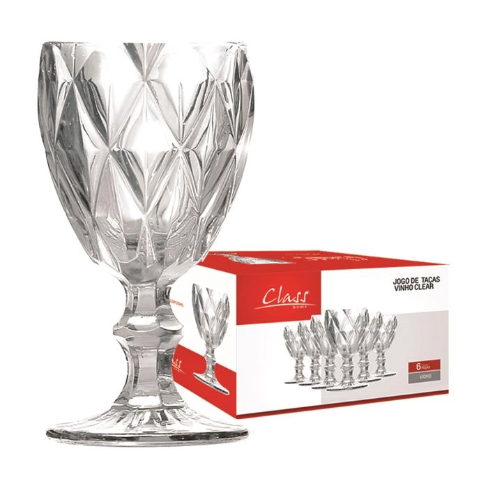Jg.c/6 Tacas Class Home 210ml Clear