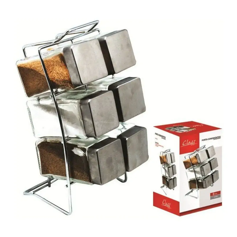Porta Condimento Class Home C/6 Pcs Vertical
