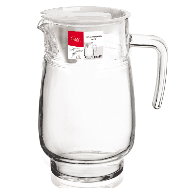 Jarra Glass C/tampa 1,4lt