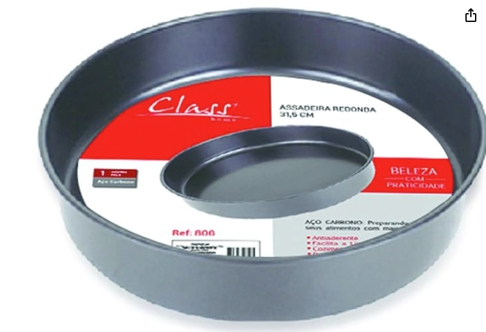 Forma De Bolo Redonda 31,5cm Class