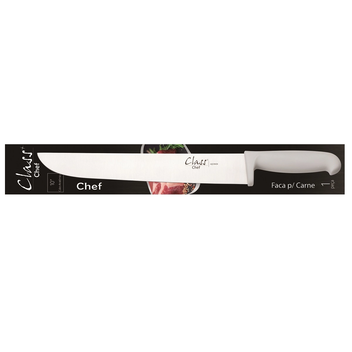 Faca P/ Cozinha Inox Chef 10