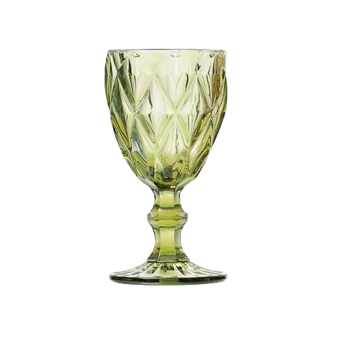 Taca Agua Diamante Verde 300ml