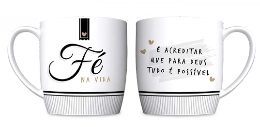 Caneca Reta 100 Ml Fe Ref229 Rr Porcelanas